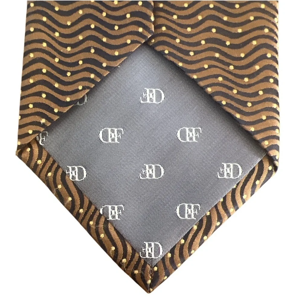 Brown Patterned Men's Tie